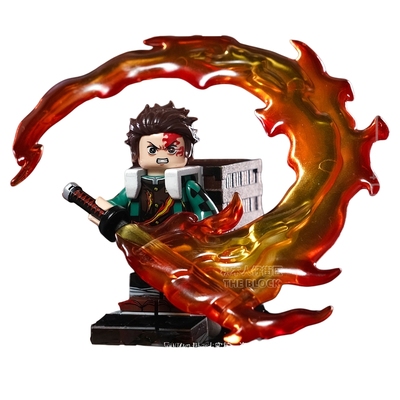 鬼灭之刃炭治郎我妻善逸积木人仔