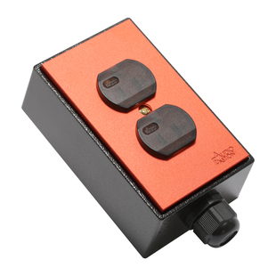 音响发烧美标电源插座明盒面板Audiobastion屏蔽避震墙插套装HiFi