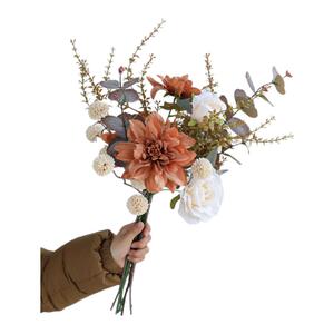 仿真花春色系花束客厅餐桌摆件