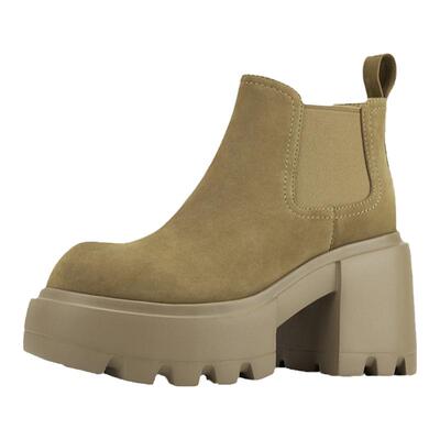 【慕斯蛋糕】Thirty More复古切尔西短靴2025秋冬新款增高短筒靴