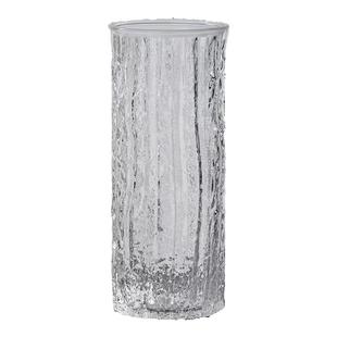 大号花瓶冰川设计感玻璃花瓶轻奢高级感摆件客厅水养富贵竹插花瓶