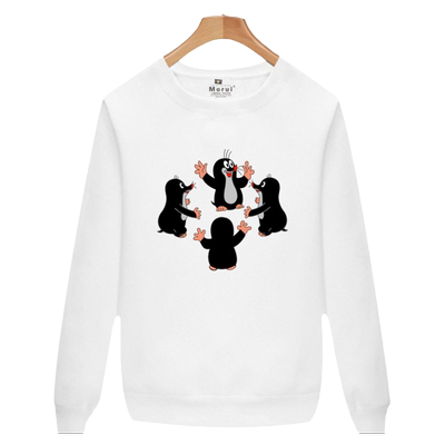 动漫圆领薄款长袖套头卫衣