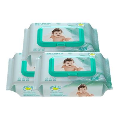鳄鱼宝宝婴儿湿巾护肤手口水分足