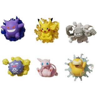 狼博旺正版宝可梦立体冰箱贴盲盒公仔神奇宝贝公仔皮卡丘手办礼物