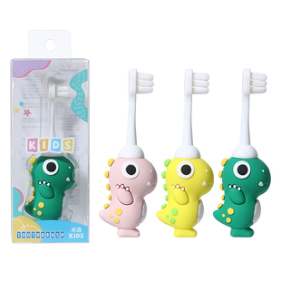 宝宝牙刷儿童软毛0-1-2到3岁婴幼儿专用护齿乳牙刷超细万毛防戳喉