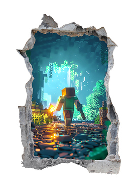 Minecraft我的世界自粘防水墙贴