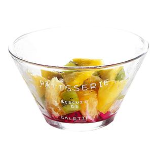 日式大号玻璃碗 水果透明沙拉碗玻璃色拉甜品碗早餐碗面碗料理碗