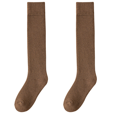 小腿保暖加绒加厚毛圈冬季长袜