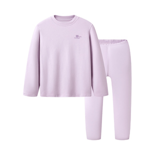 三枪女童保暖内衣套中厚亲肤安全朵绒棉小樽领打底秋衣秋裤29576D