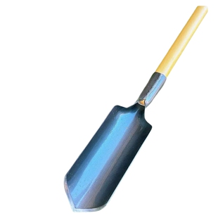 锰钢洛阳铲打洞取土工具尖头圆形铲子农用挖山药勘探挖洞半圆铲子