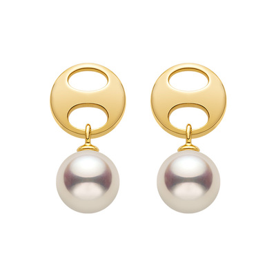 Helas海水Akoya珍珠戒指耳环合集