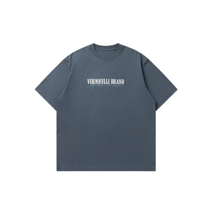 VMCL剪影色块手绘小狗印花凉感防晒TEE恤男女情侣25SS vermicelli