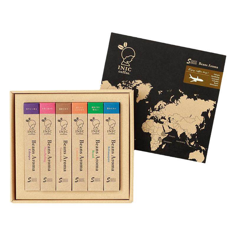 INICcoffee黑咖啡组合装6种口味