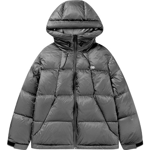 ecko红犀牛  90白鸭绒短款加厚羽绒服外套2025冬季新款防寒面包服