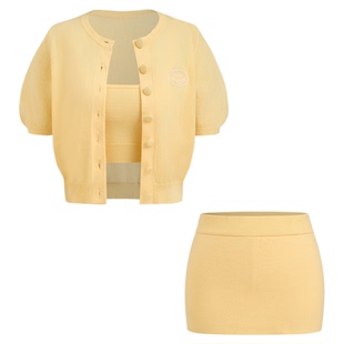 CIDER X Polly Pocket联名款-糖果风色修身套装114661674