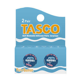 TASCO软硅树脂游泳耳塞隔音防噪音降噪洗澡防水婴儿童硅胶泥