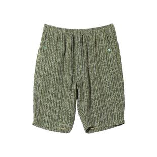 Needles String Cowboy Short 男士 宽松花纹休闲短裤