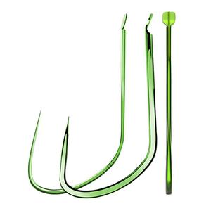 竞技狼牙鱼钩黑坑正钓狼牙偷驴极细超轻散装无倒刺正品飞抄改良钩