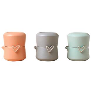 台湾陆宝一壶一杯旅行茶具便携式一人饮茶壶轻奢高档茶具心想事成