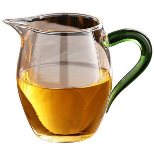 公道杯玻璃加厚耐热分茶器高档过滤泡茶茶具日式茶海公杯茶漏套装