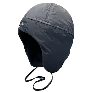 日系户外刺绣护耳保暖飞行员帽子女冬季骑车可戴头盔加绒内胆帽潮