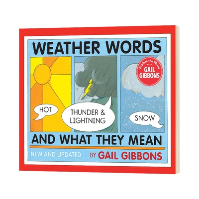英文原版 Weather Words and What They Mean 盖尔吉本斯 关于天气的书 新版 英文版