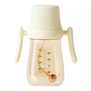 taoqibaby婴儿学饮杯6个月以上鸭嘴杯防呛奶瓶宝宝吸管喝水杯子