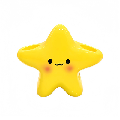 星星牙刷架可爱卡通洗漱台面电动牙刷收纳架高颜值情侣牙膏置物架