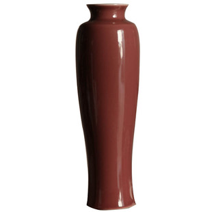 清仓 仿古花瓶花器观音瓶高白霁红翡翠绿陶瓷摆件禅意礼佛清供