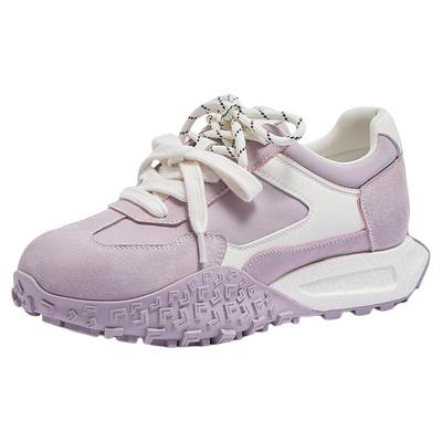 骆驼女鞋2025年秋季新款增高休闲运动鞋板鞋厚底巨好看德训鞋女款