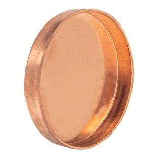 紫铜管帽堵帽焊接管堵 管帽盖帽铜闷头帽水管铜管盖封帽6~133mm