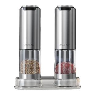 Circle Joy圆乐 电动充电款胡椒研磨器白黑胡椒粒花椒海盐底座款