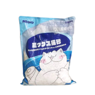 6包日本nikoro妮可露混合猫砂除臭原味豆腐砂猫沙茉莉樱花包邮