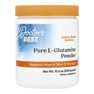 香港直发doctor's best金达威多特倍斯L谷氨酰胺粉平衡营养300g