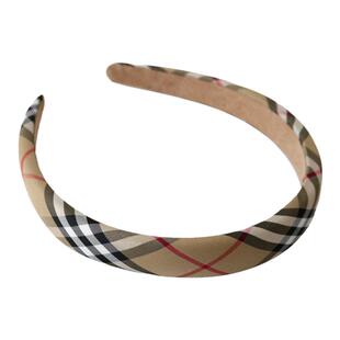 复古格子发箍女高颅顶显脸小高级感洋气时尚发卡头箍发夹侧边卡子