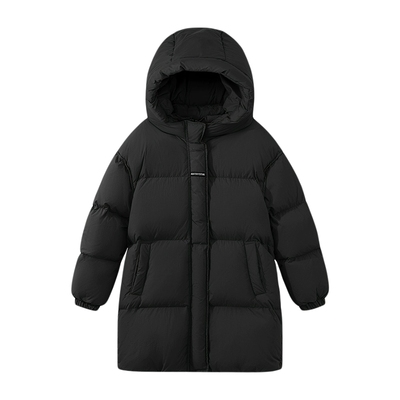 左西女童羽绒服中长款冬季