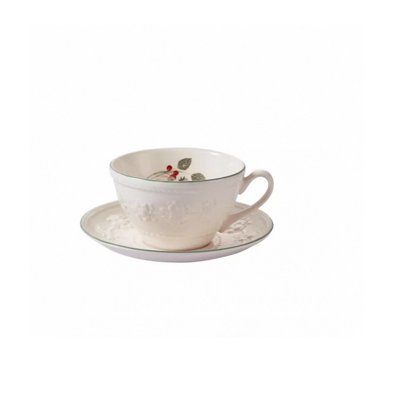 日本直邮WEDGWOOD欢愉假日杯碟组陶瓷咖啡杯高档精致英式茶具