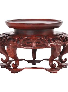 小叶紫檀中式复古茶室空间手工几