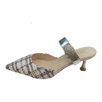 高跟鞋防掉跟免安装束鞋带单鞋绑带一字扣平底鞋带子镶钻懒人绑带