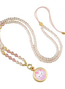 草莓晶水晶珠链轻奢简约项链