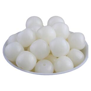 天然白玉菩提子散珠配珠菩提根原籽佛珠念珠手串手链打孔DIY散装