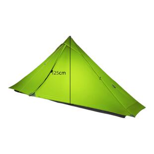 三峰蓝山2pro双人20D双硅超轻户外徒步露野营无杆双A金字塔帐篷