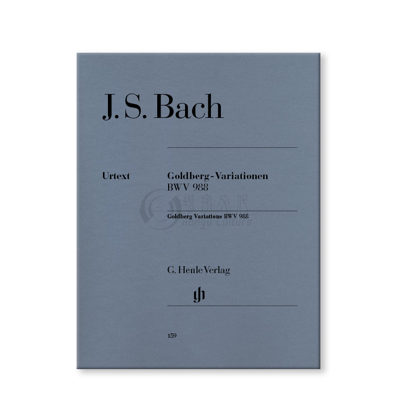 【促销】巴赫哥德堡变奏曲 BWV988 钢琴独奏 净版带指法 亨乐Henle原版进口乐谱 Bach Goldberg Variations Piano HN159