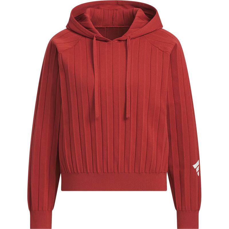 Adidas/阿迪达斯官方正品FUSTL W P HDY女士短款针织卫衣JM4254