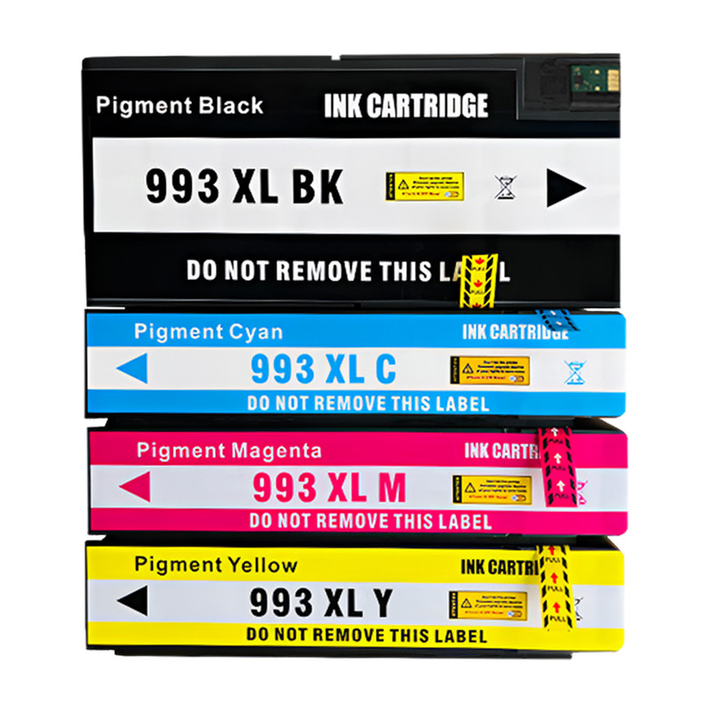 993A/X四色墨盒适用hp惠普PageWide Pro 750dw页宽打印机777z墨水盒MFP772dn磨合M0J88AA颜料76 80 84AA油墨