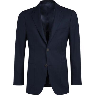 Suitsupply藏青色羊毛西装上衣