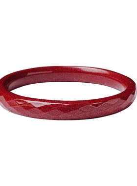 宫里上新原矿朱砂手镯送妈妈