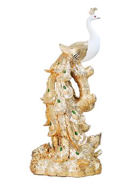 欧式大号孔雀落地客厅酒店会所