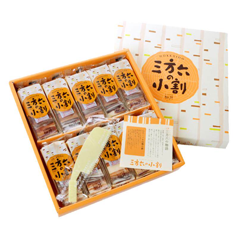 礼盒三方六年轮蛋糕柳月