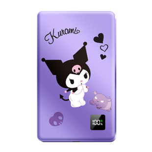 香港Xpower三丽鸥联名库洛米充电宝磁吸3C认证可上飞机携带超薄小巧便携5000毫安适用苹果16iPhone17铝合金